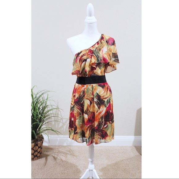 2/$25 Forever 21 One Shoulder Dress - Picture 1 of 5
